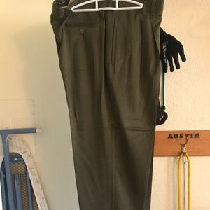 Tommy Bahama Olive Green Silk Pants